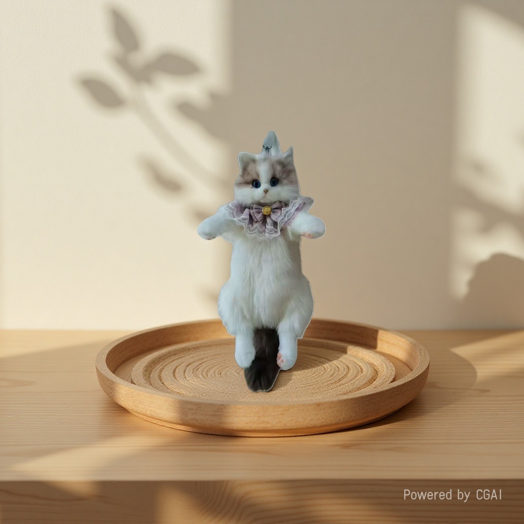 Realistic and cute, it can call cats, plush toys, backpacks, cat dolls, adorable pet dolls, stuffed dolls, and children to sleep with Specification image