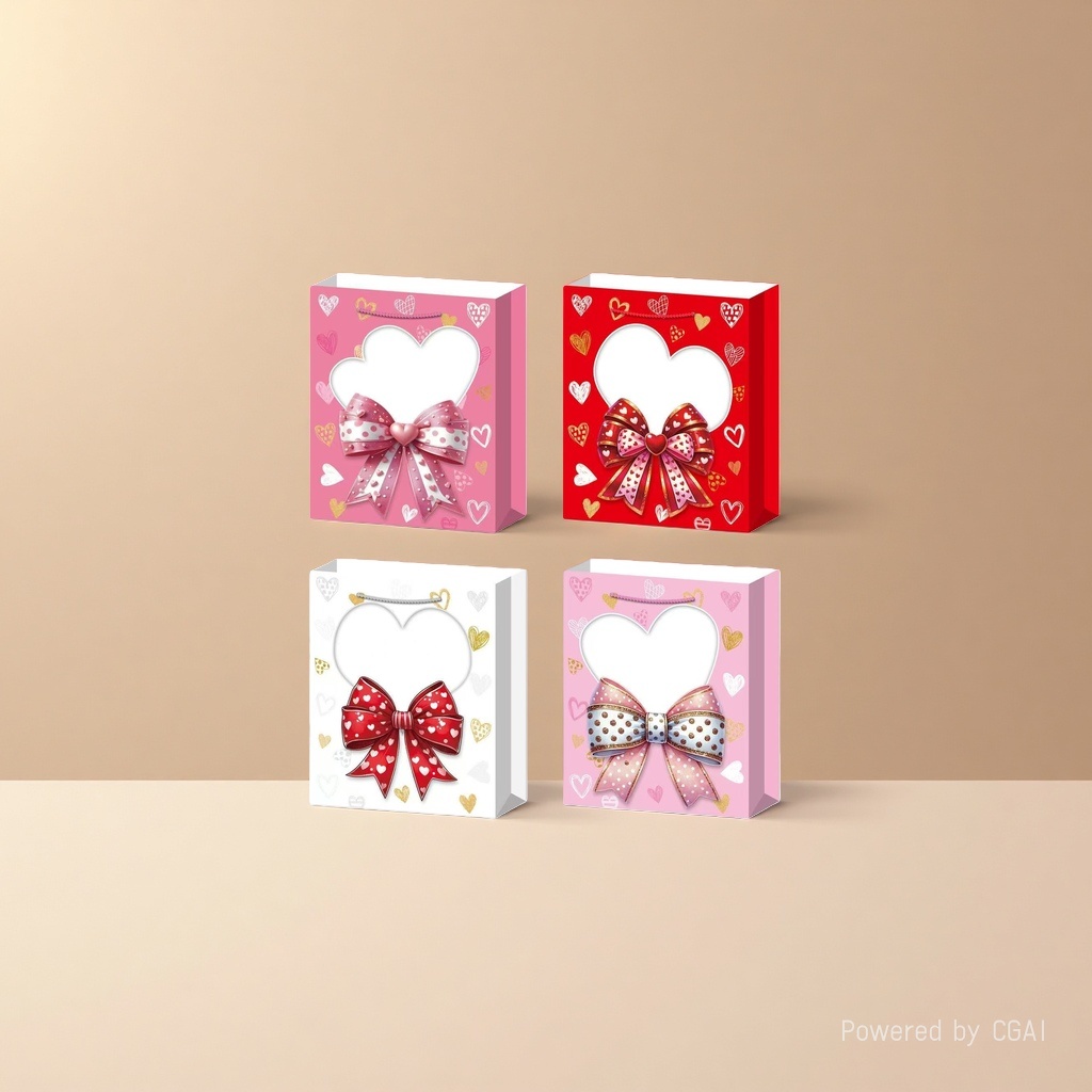 Valentine's Day-themed gift box, souvenir box, gift box packaging box, exquisite gift box details Picture