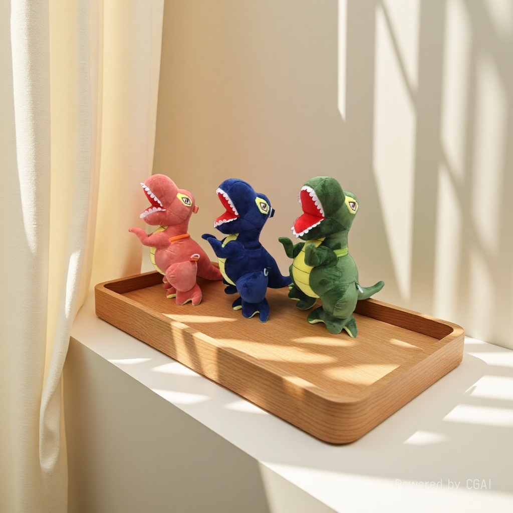 Factory wholesale of Tyrannosaurus rex dolls, dinosaur plush toys, sleeping dolls, stuffed toys and children's toys Specification image
