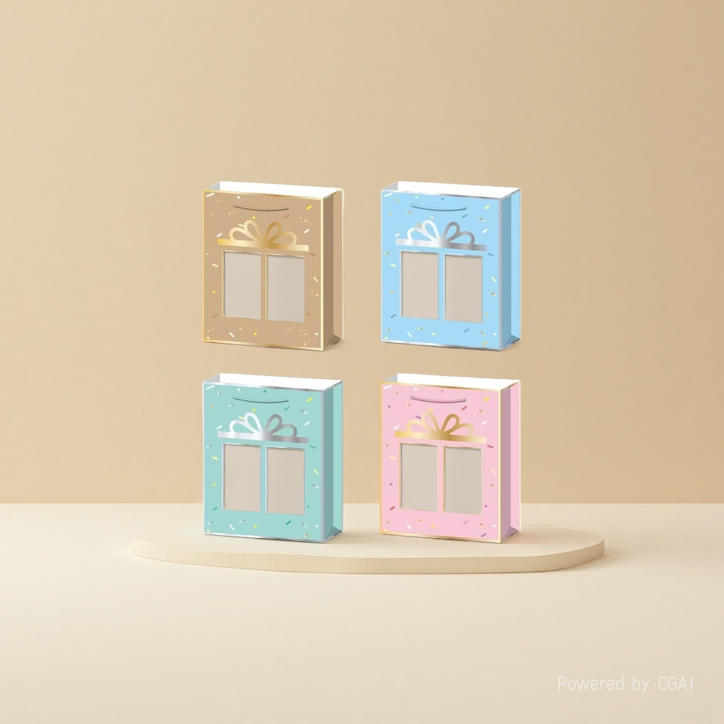 Special gift packaging boxes and paper bags for souvenirs are available in multiple sizes. The packaging is simple and elegant