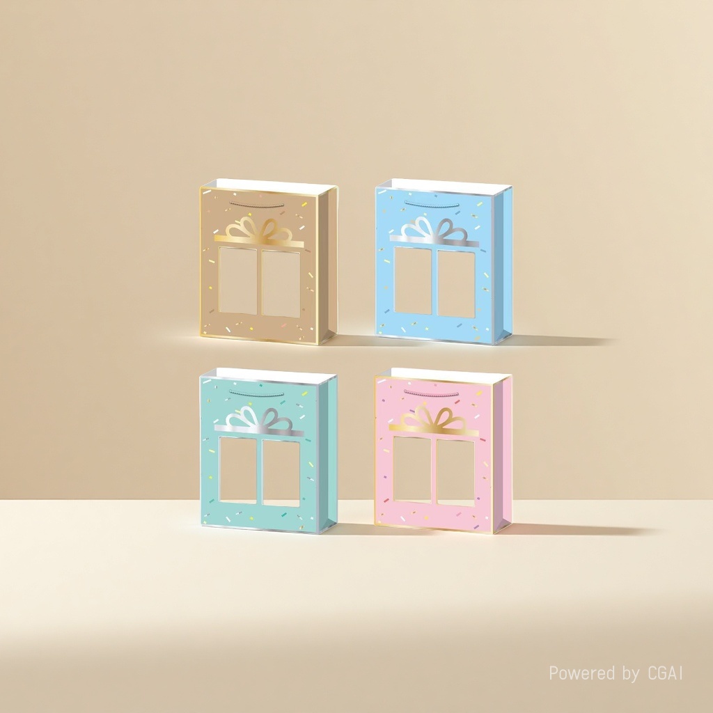 Special gift packaging boxes and paper bags for souvenirs are available in multiple sizes. The packaging is simple and elegant Application Scenario