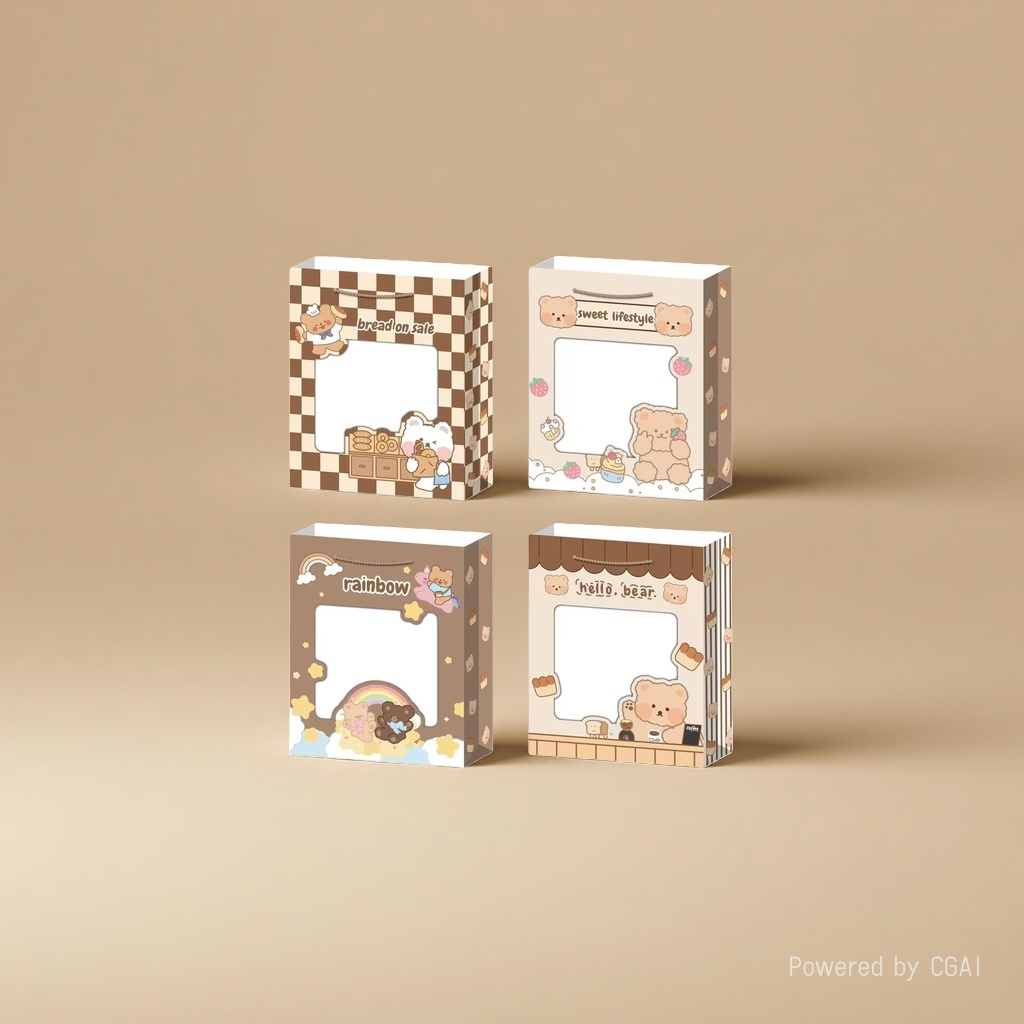 Cute cartoon-style gift packaging box paper bag for souvenirs Application Scenario