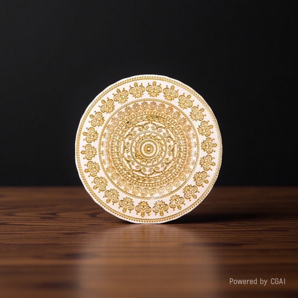 Export Nordic round lead-free crystal glass fruit plate, light luxury Western cuisine steak base plate, hotel dining salad plate Application Scenario