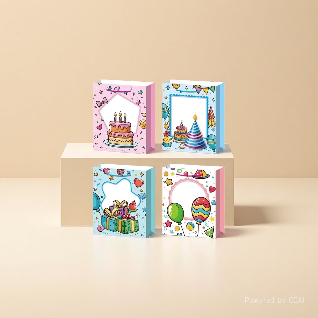 Tipetoys birthday theme souvenir special gift packaging box paper bag Specification image