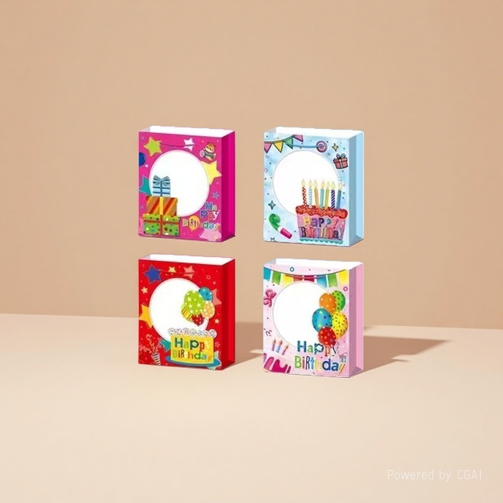 Birthday music DIY souvenir special gift packaging box + gift paper bag set gift box packaging gift box