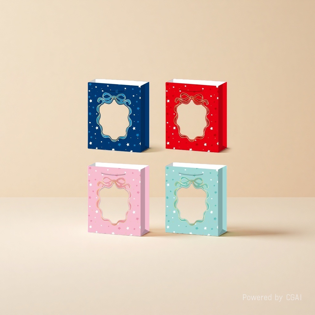 Tipetoys Gilded window star Bow gift Bag Application Scenario