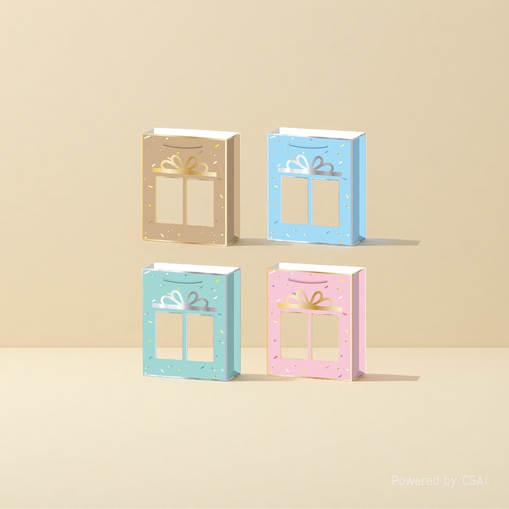 Gilded window-opening gift bag Application Scenario