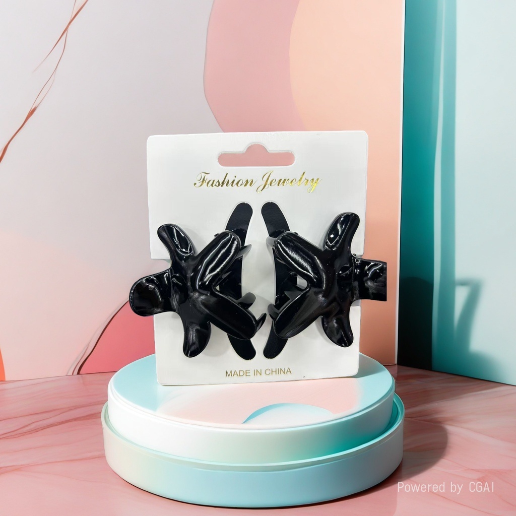 Black acetic acid shark clip, large hairpin, fashionable and simple hairpin 114811708