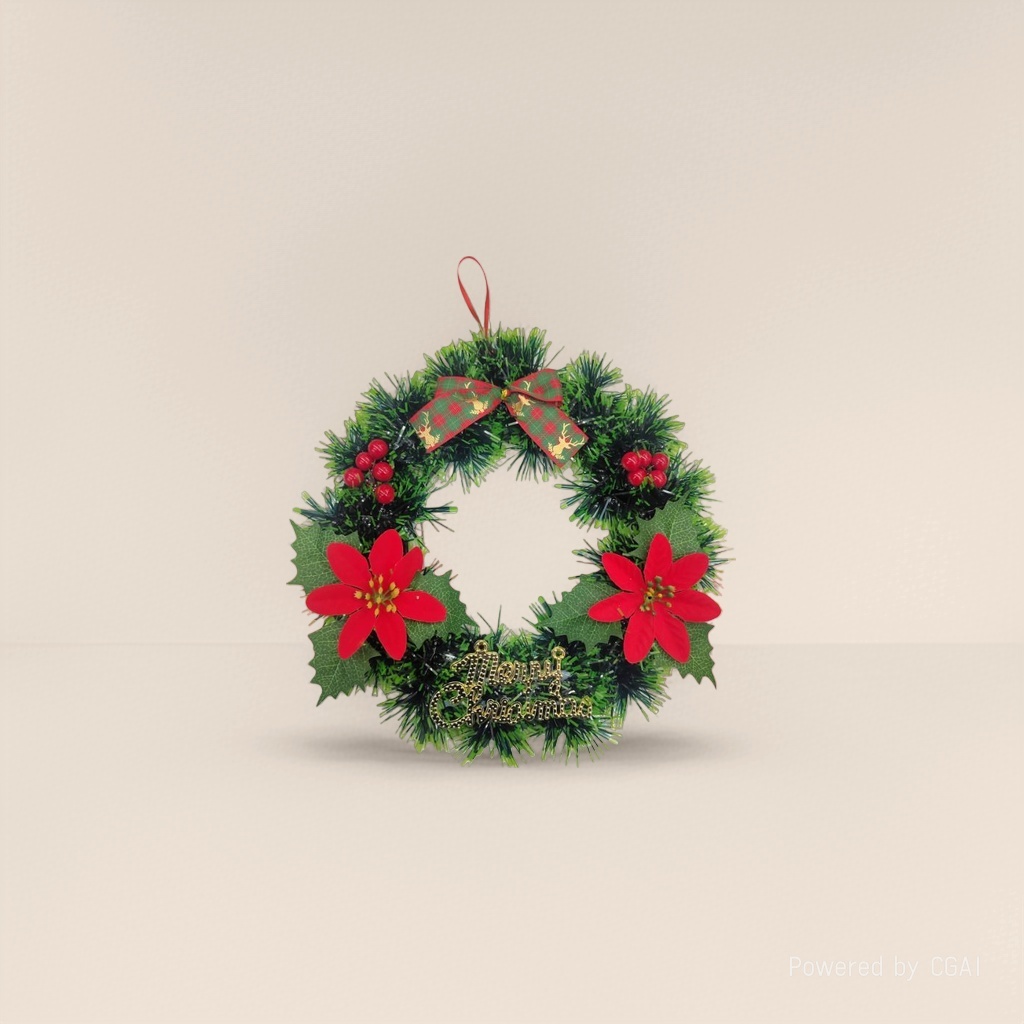 Decoraciones de corona de navidad acompañante de navidad mano decoración de anillo de regalo Application Scenario