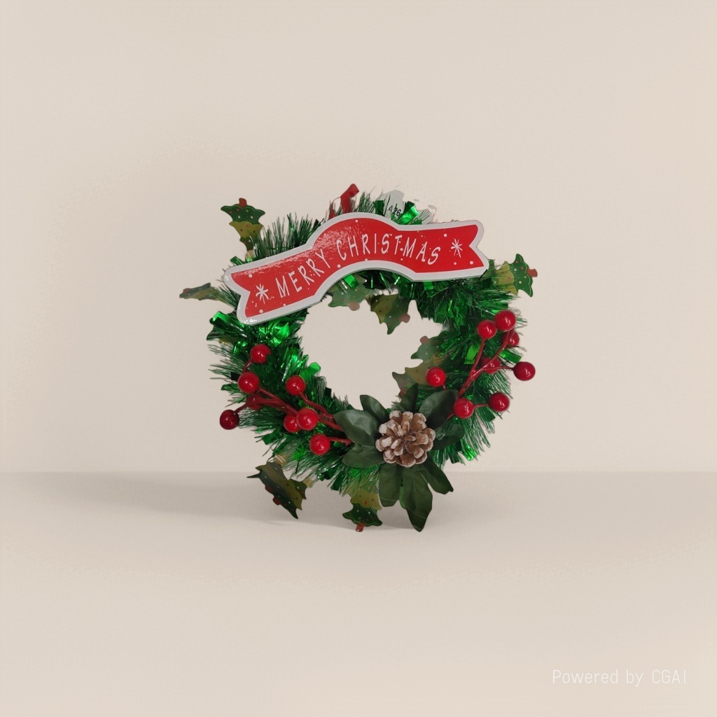 Christmas wreath decorations, Christmas gift wreath decorations, Christmas door hanging decorations Application Scenario