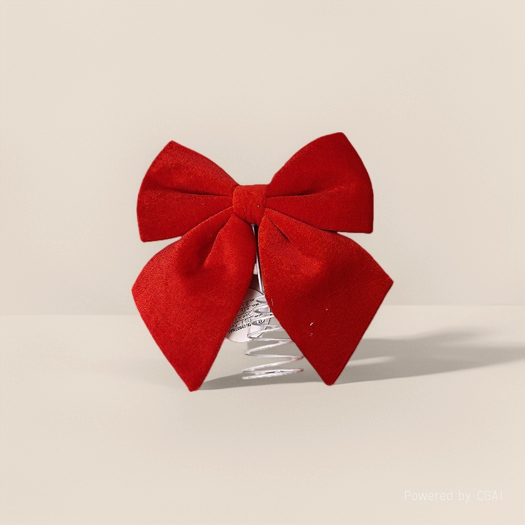 Christmas bow decoration, Christmas scene arrangement, Christmas ornaments Specification image