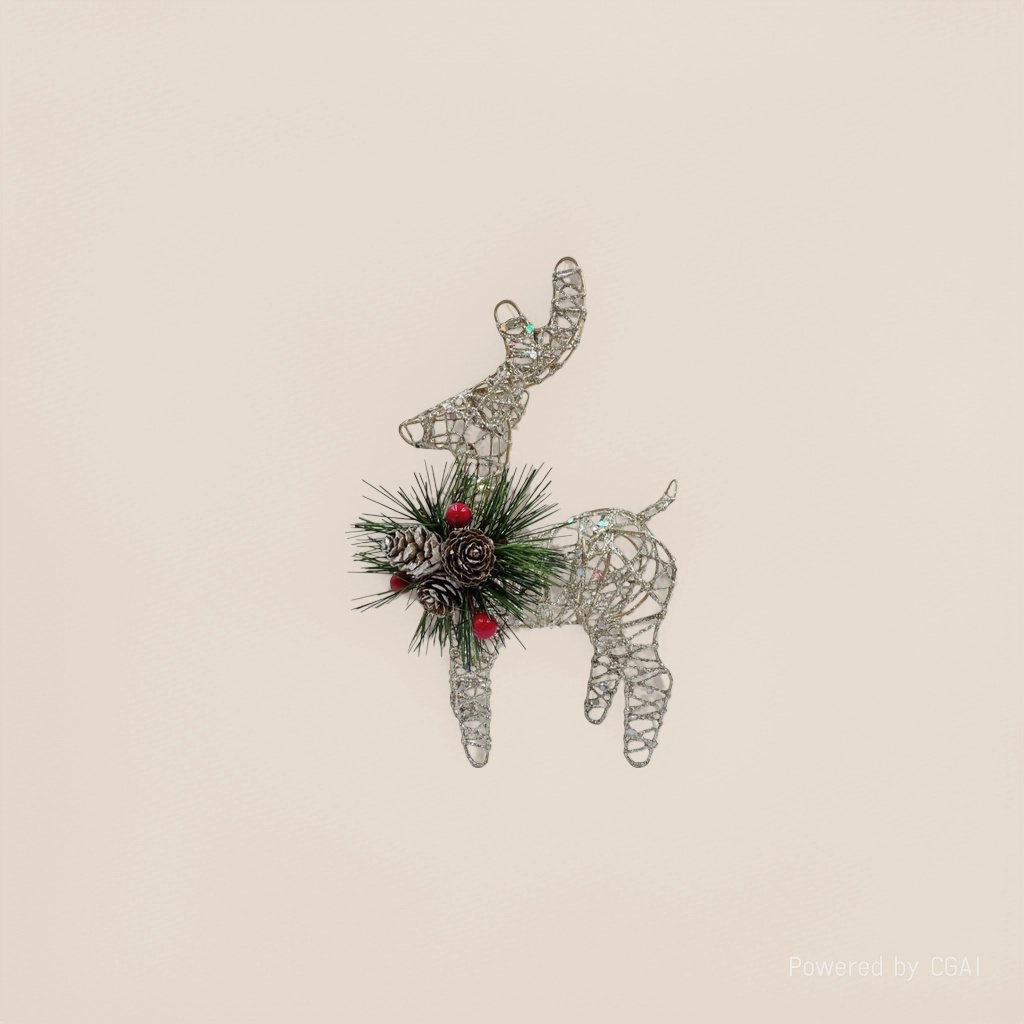 Christmas decoration reindeer ornaments, Christmas outdoor and indoor decoration, Christmas atmosphere arrangement details Picture