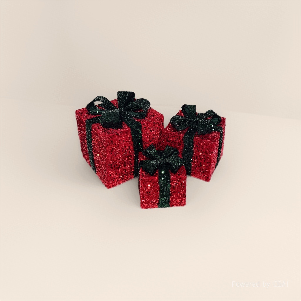 Red sequin souvenirs, Christmas indoor and outdoor decorations, Christmas scene arrangements Application Scenario