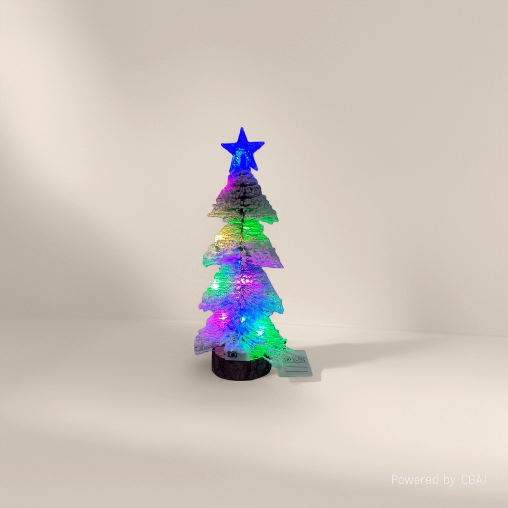 Christmas decorations, Christmas ornaments, Christmas tree illuminated ornaments, Christmas scene arrangement details Picture
