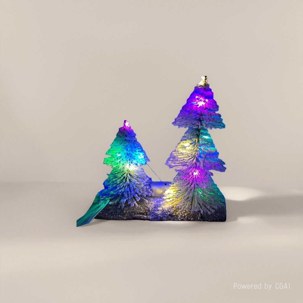 Luminous Christmas tree, indoor Christmas tree, Christmas supplies, tabletop ornaments Specification image