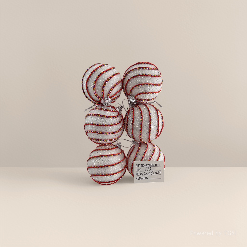 Christmas decorative ball set, Christmas flower souvenir, Christmas decorations Specification image