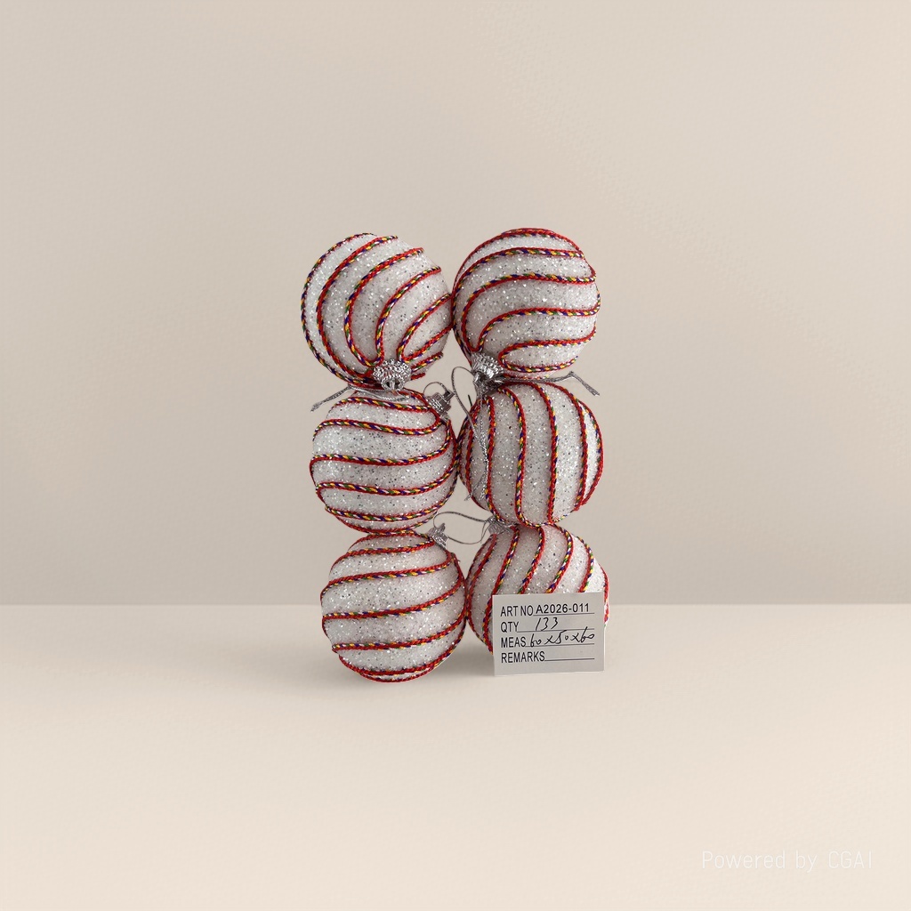 Christmas decorative ball set, Christmas flower souvenir, Christmas decorations details Picture