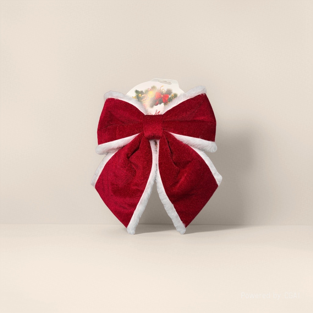 Red bow Christmas decoration, bow Christmas tree pendant Application Scenario