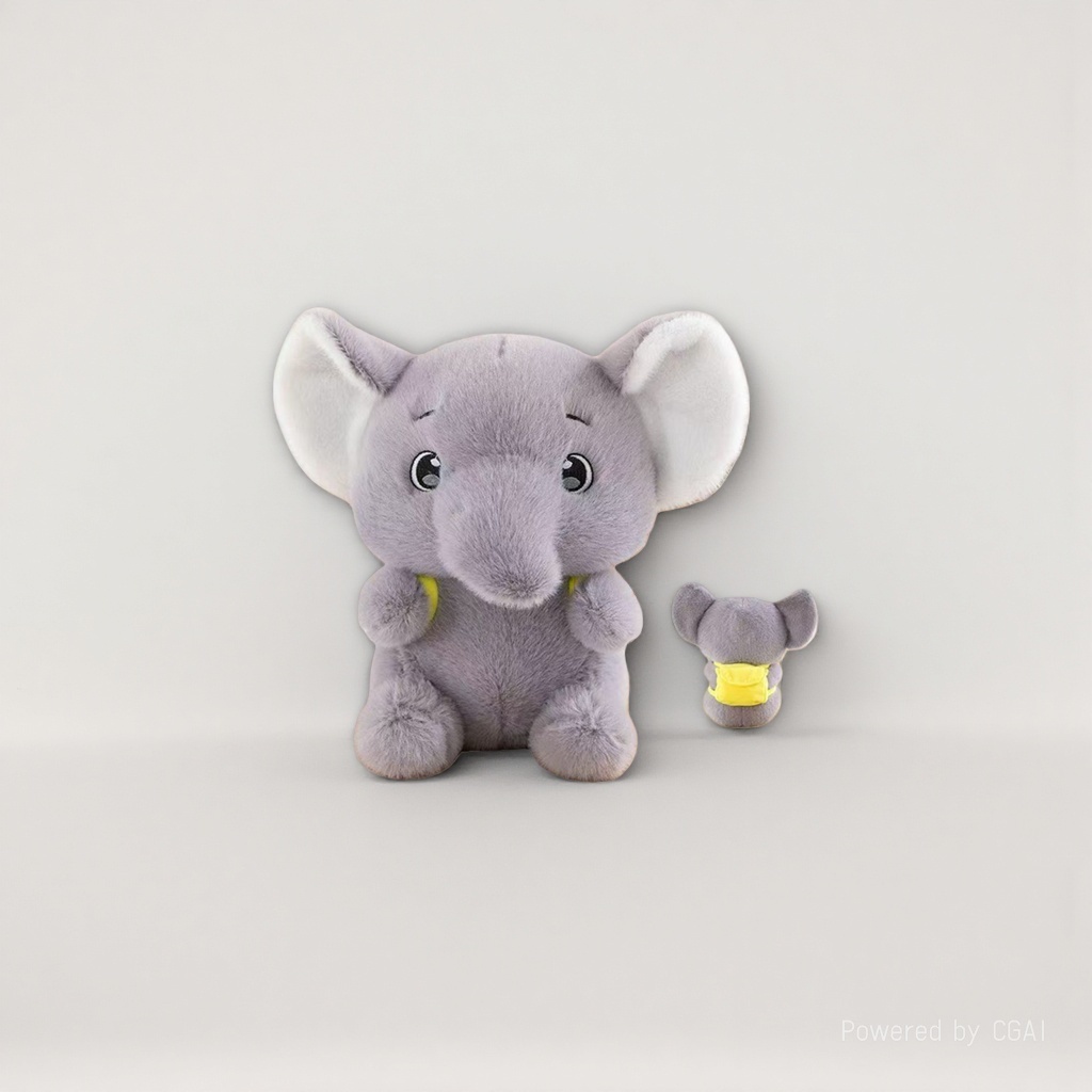 Plush toy elephant AI Trendy Halloween toy 171410843 Application Scenario