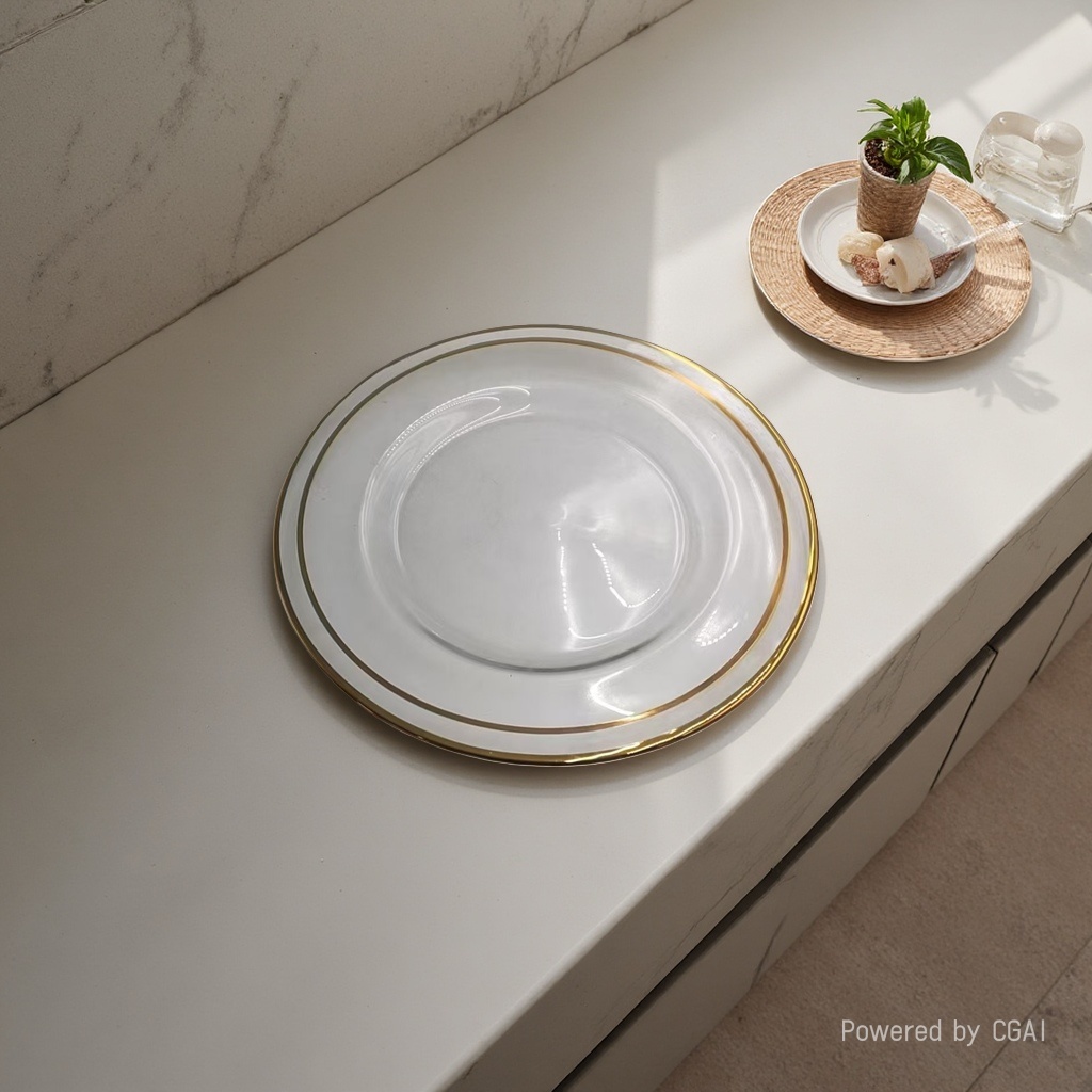 New crystal glass fruit plate, irregular household fruit plate decoration, light luxury, creative and simple snack plate. 171736437 Specification image