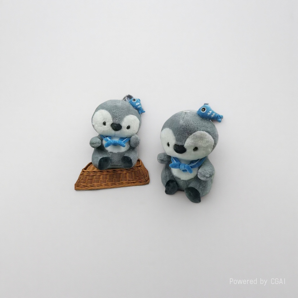 Plush toys, penguin dolls, trendy AI toys, Halloween collectibles details Picture