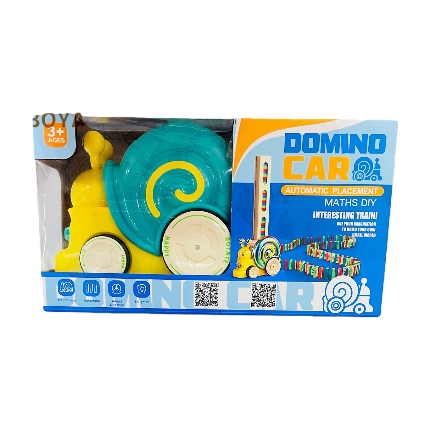 Ruoke Domino Train Toy Set Dominoes Item Picture