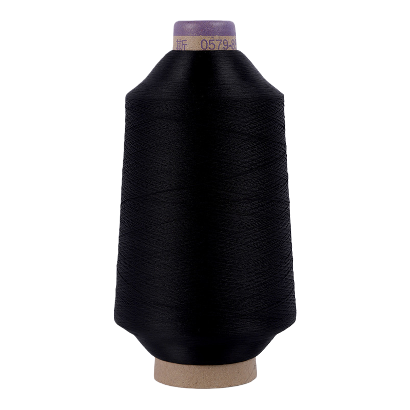 Black high-elastic nylon silk thread, skin-friendly and smooth overlock stitching for pantyhose