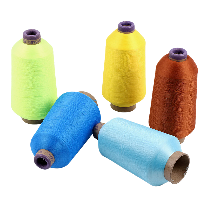 Color-dyed high-elasticity filament yarn nylon elastic overlock edge line