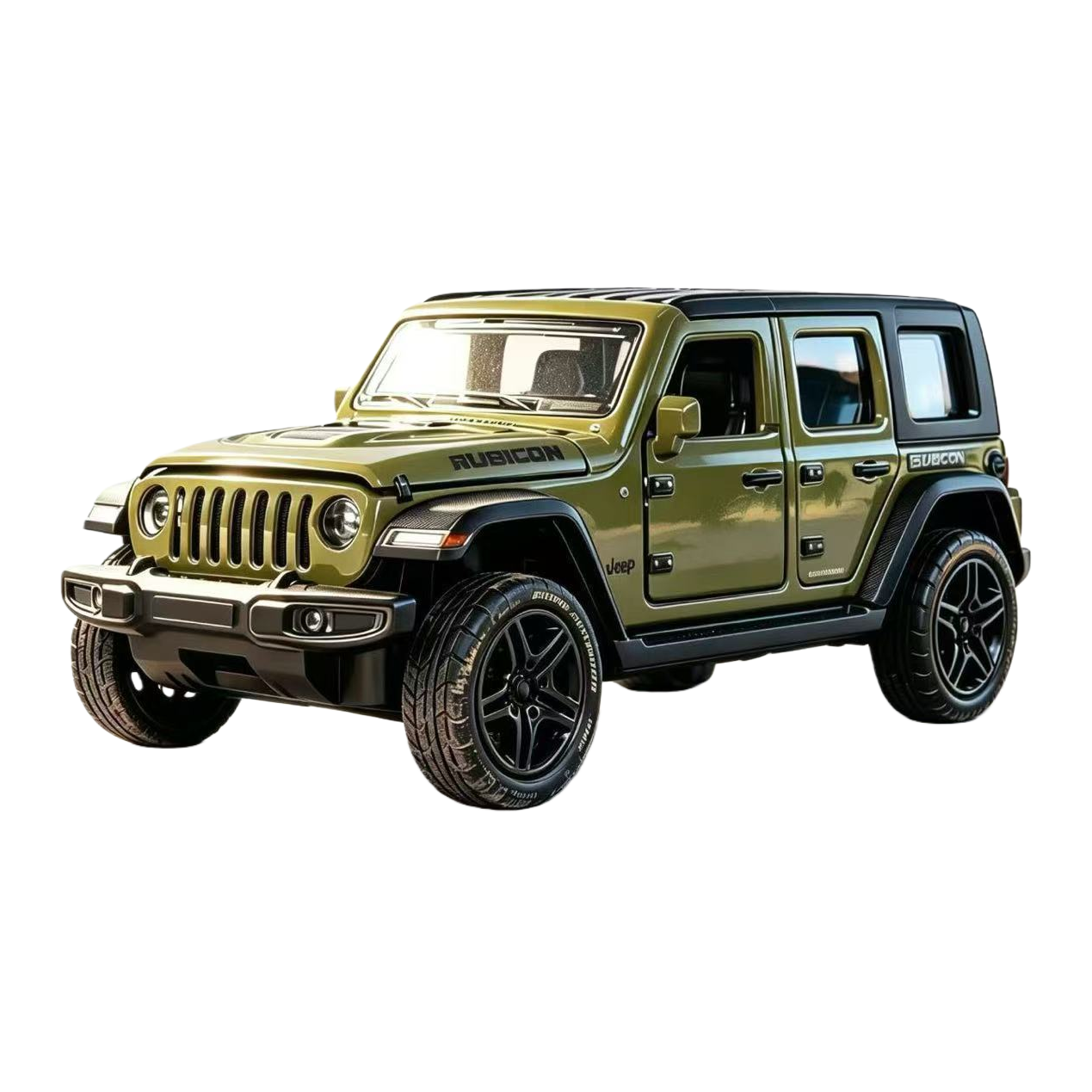 Jeep牧马人Rubicon越野车模型合金玩具车亚克力车模玩具警车赛车