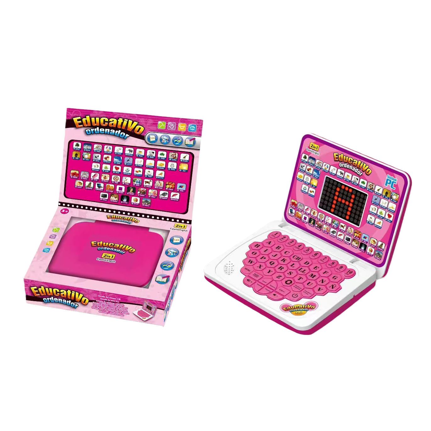Yisirui AI Early Education Learning Machine Card Insertion Point Reading Children's Word Machine Educational Toy Laptop 100144986