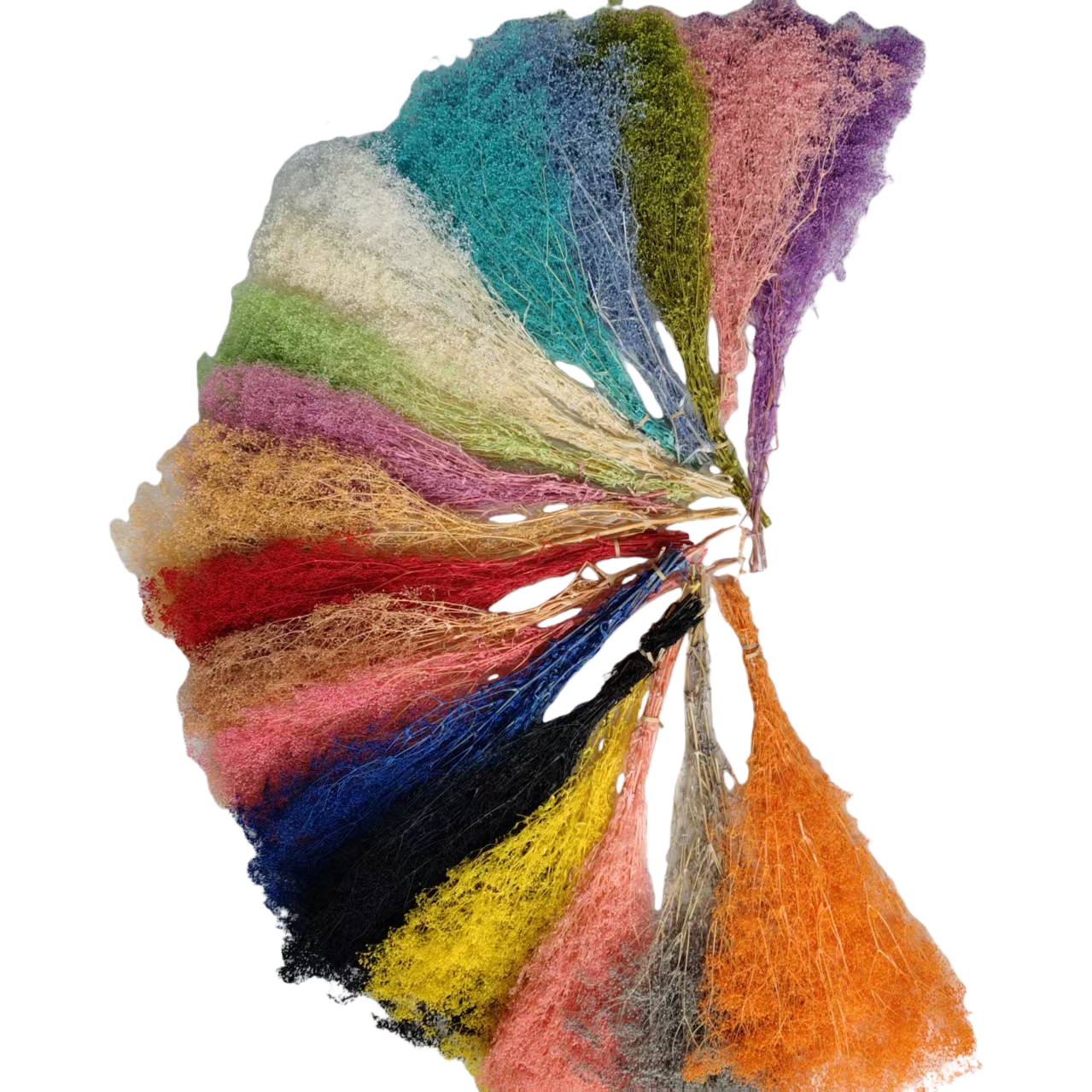 الزهور الملونة الجافة هي الزهور المصنوعة من البلاستيك المصنوعة من صنع الإنسان Item Picture
