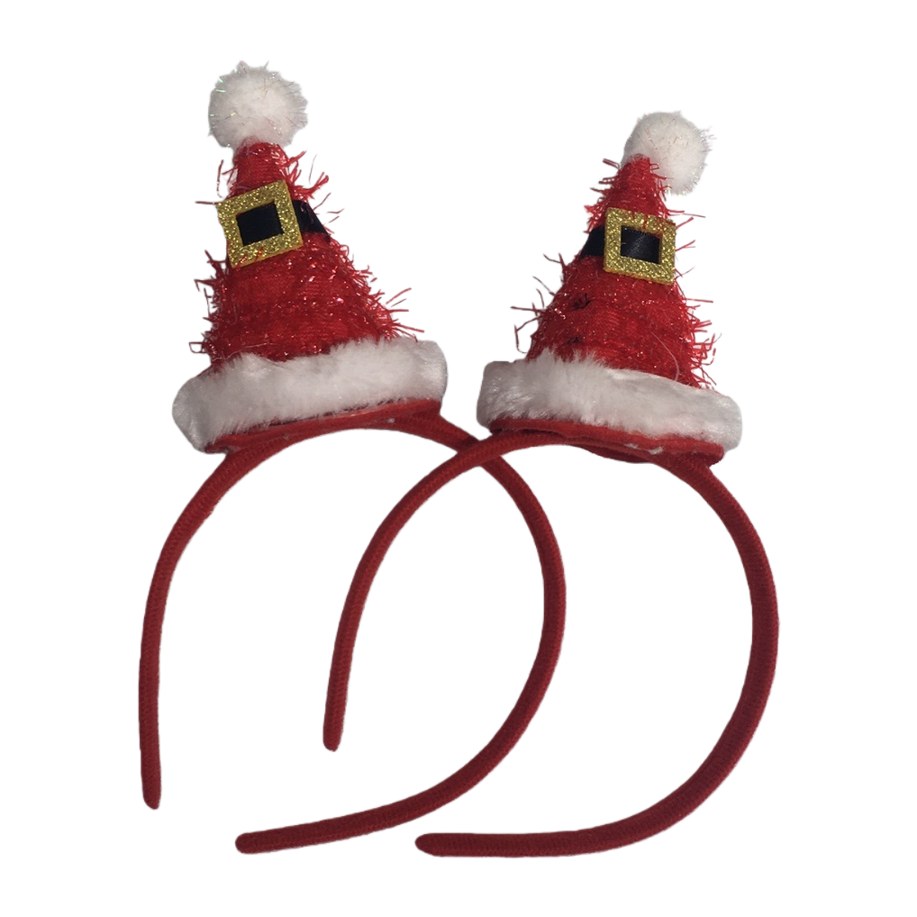 Christmas hat, pearl children's headwear and hair band base, sweet and cute holiday style Item Picture