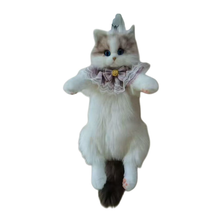 Realistic and cute, it can call cats, plush toys, backpacks, cat dolls, adorable pet dolls, stuffed dolls, and children to sleep with Item Picture
