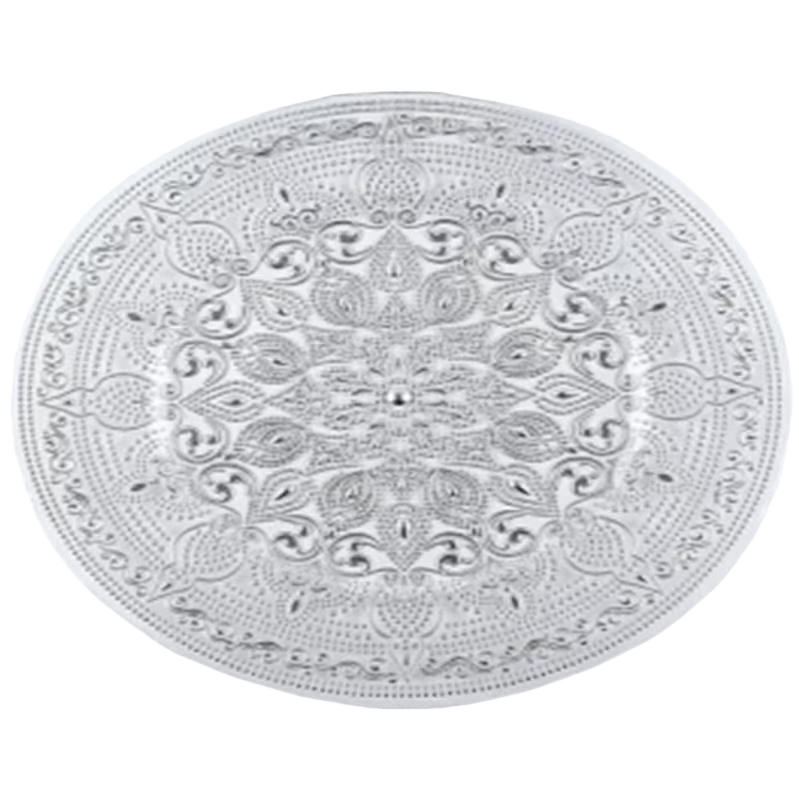 لوحة فواكه زجاجية ذات شكل رفيع، وصحن فواكه خفيفة، وصحن فطور مصغر Item Picture