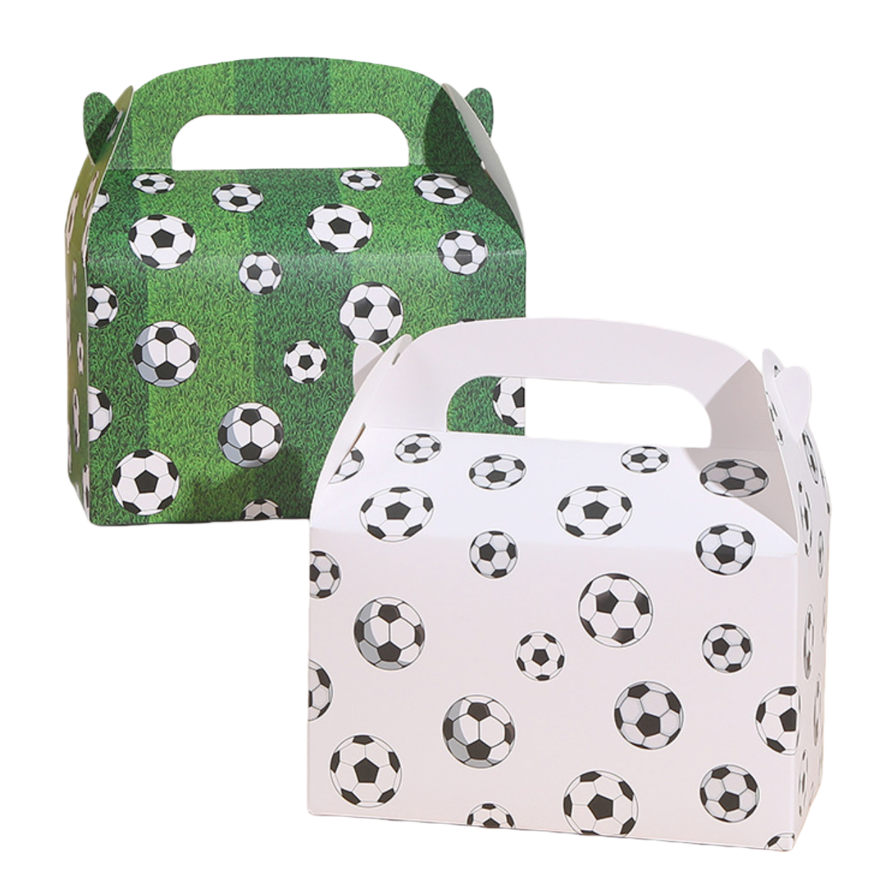Collecting football-patterned paper boxes around star teams Item Picture