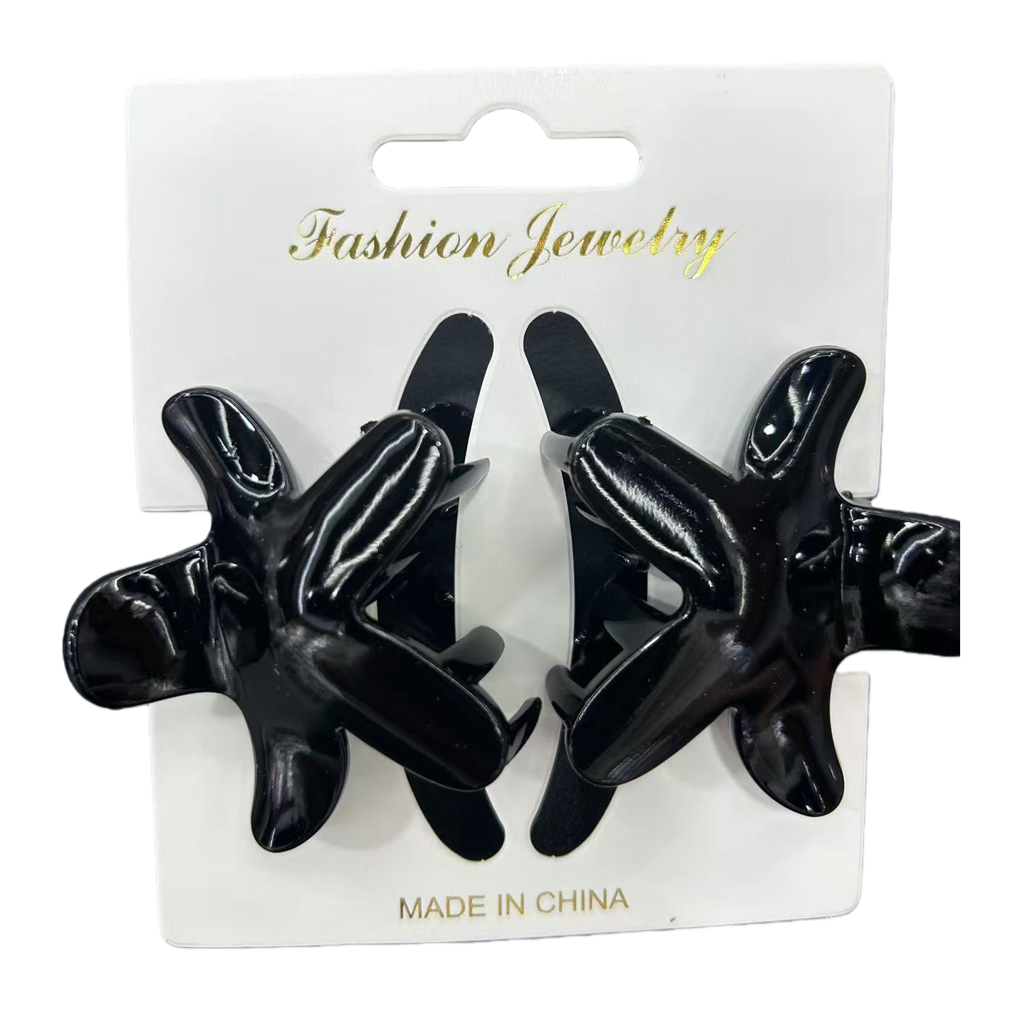 Black acetic acid shark clip, large hairpin, fashionable and simple hairpin 114811708 Item Picture