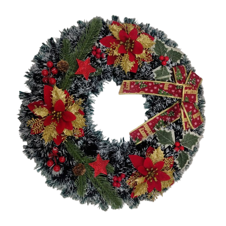 Christmas decorations, Christmas wreaths, Christmas atmosphere decorations, Christmas door hangers Item Picture