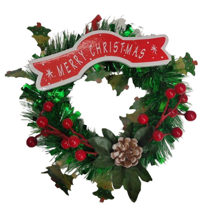 Christmas wreath decorations, Christmas gift wreath decorations, Christmas door hanging decorations Item Picture