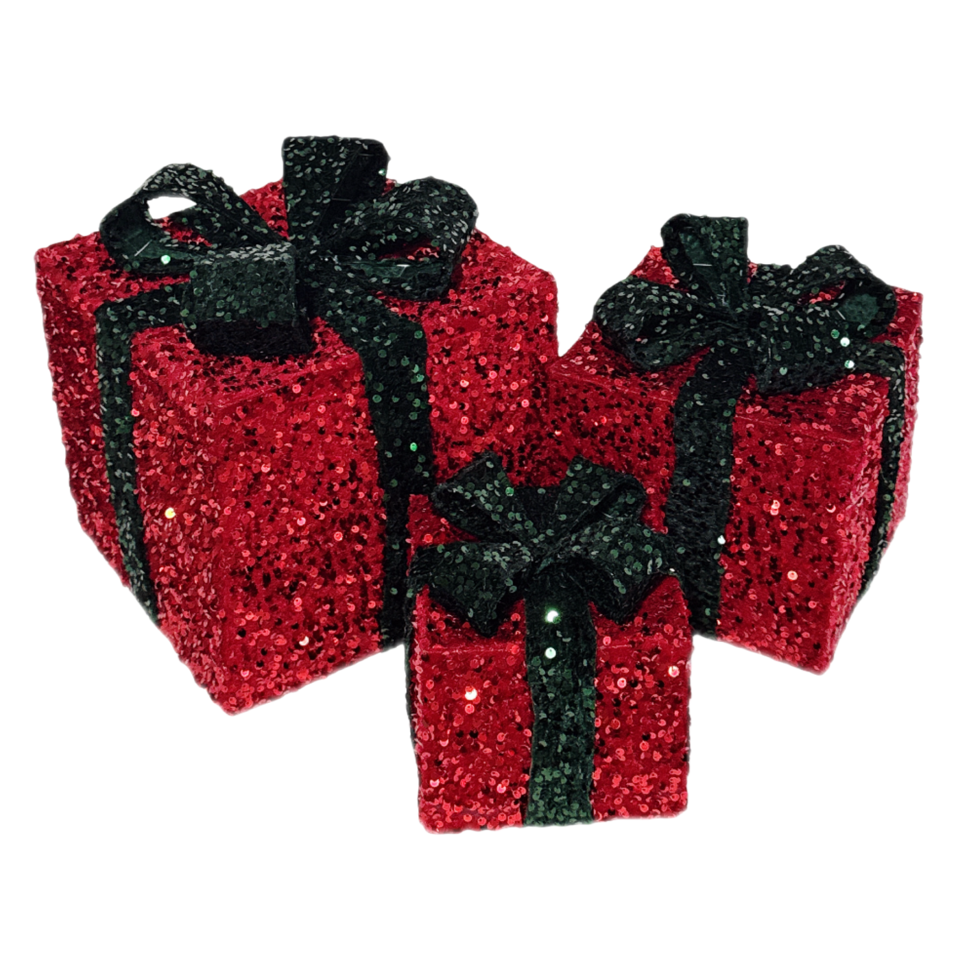 Red sequin souvenirs, Christmas indoor and outdoor decorations, Christmas scene arrangements Item Picture