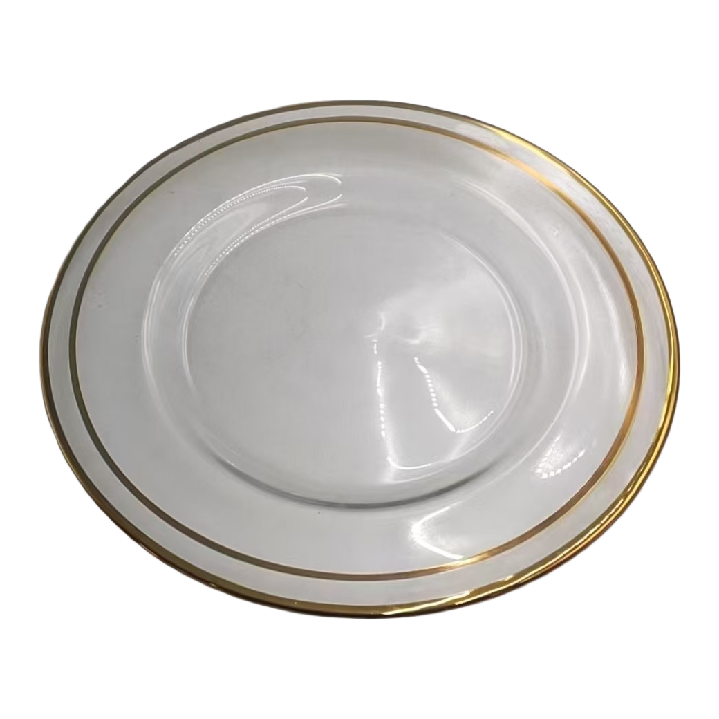 New crystal glass fruit plate, irregular household fruit plate decoration, light luxury, creative and simple snack plate. 171736437 Item Picture