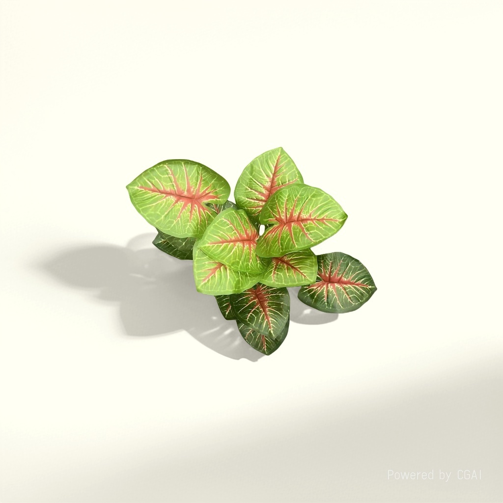 针织大叶子仿真竹子绿植人造假花仿真植物