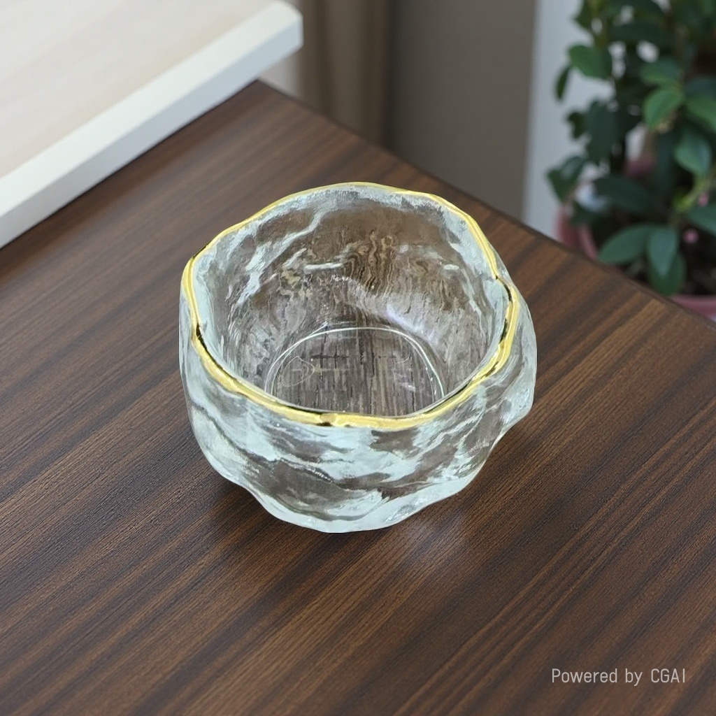 Factory direct sales, customizable Japanese crystal glass tea cups, master cups, hammer-patterned kung fu tea cups, tea bowls and tea sets details Picture