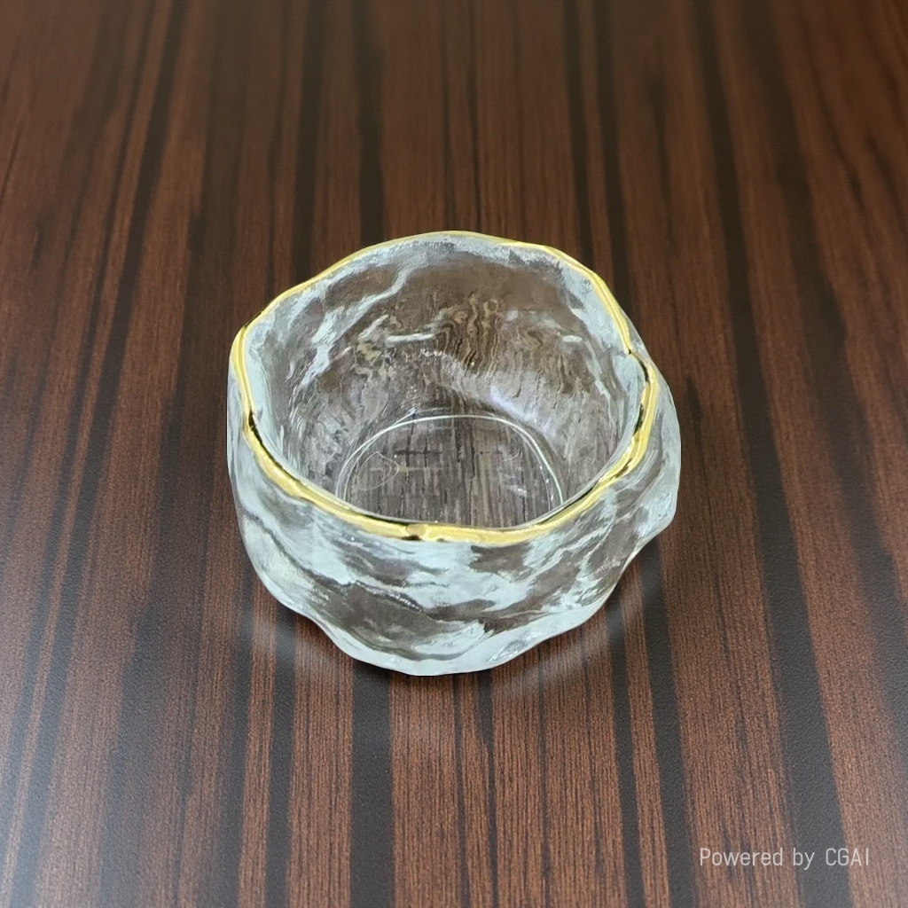 Factory direct sales, customizable Japanese crystal glass tea cups, master cups, hammer-patterned kung fu tea cups, tea bowls and tea sets