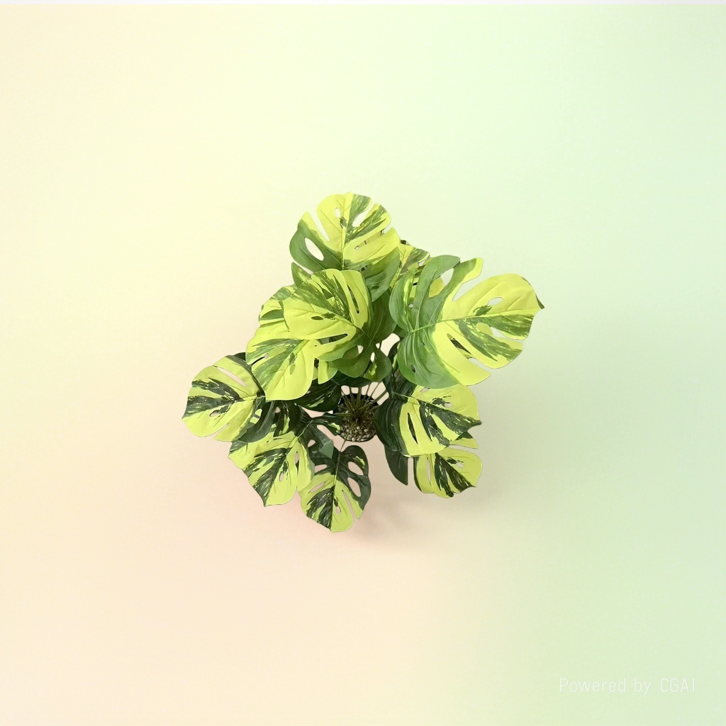 手工花绿叶植物盆栽伴手礼小绿植贝壳方片
