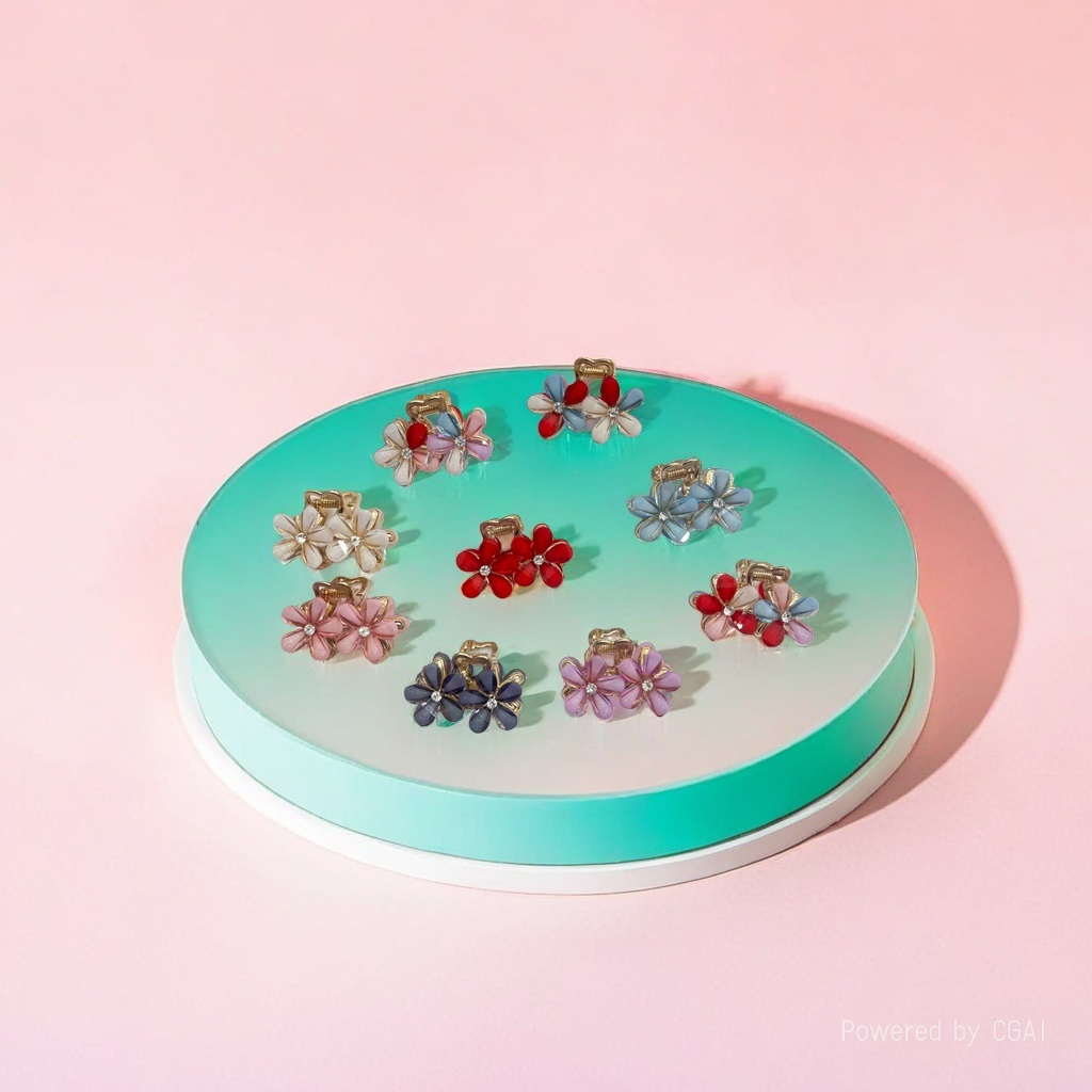 Acetic acid flower Shark hairpin, fashionable hair clip, large acetic acid hairpin details Picture