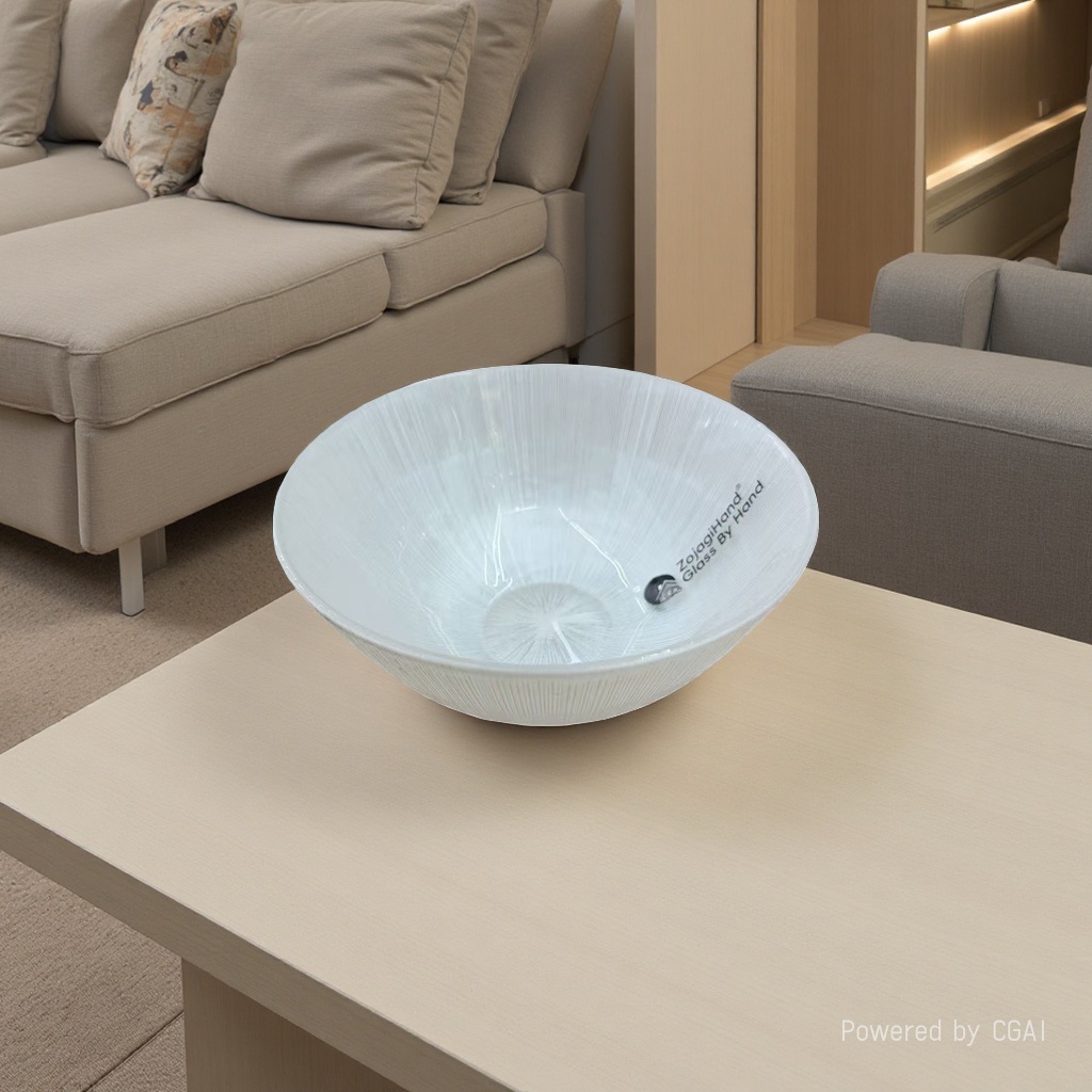 Purple Flame high-appearation-level kiln-changing glaze irregular salad bowl, ceramic conical hat bowl, club atmosphere dish bowl, cross-border export Application Scenario