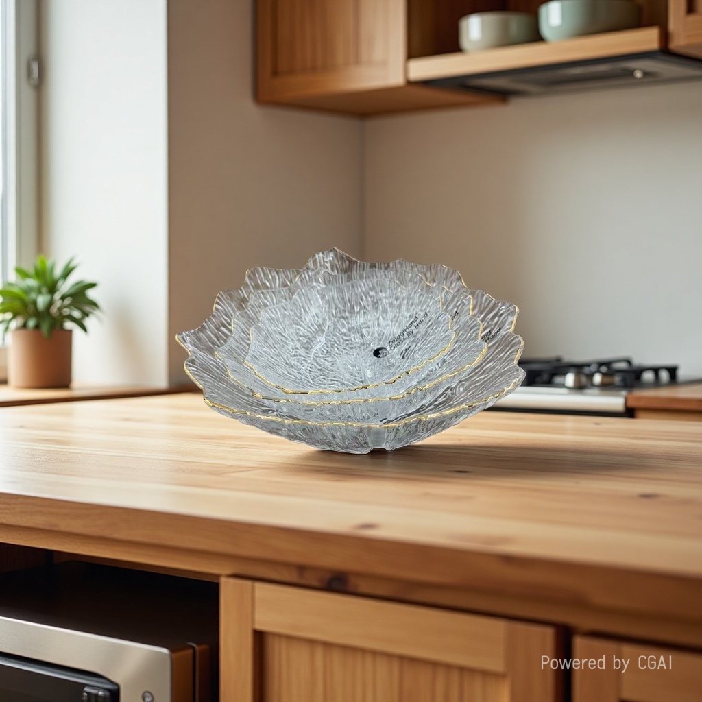 Transparent glass bowl melamine salad instant noodle square microwave-heated bowl Specification image