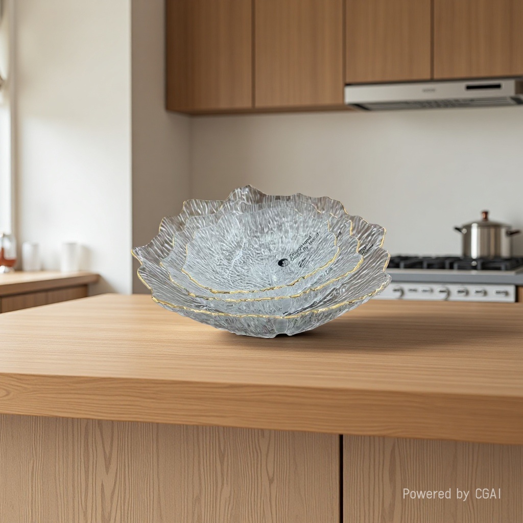 Transparent glass bowl melamine salad instant noodle square microwave-heated bowl Application Scenario