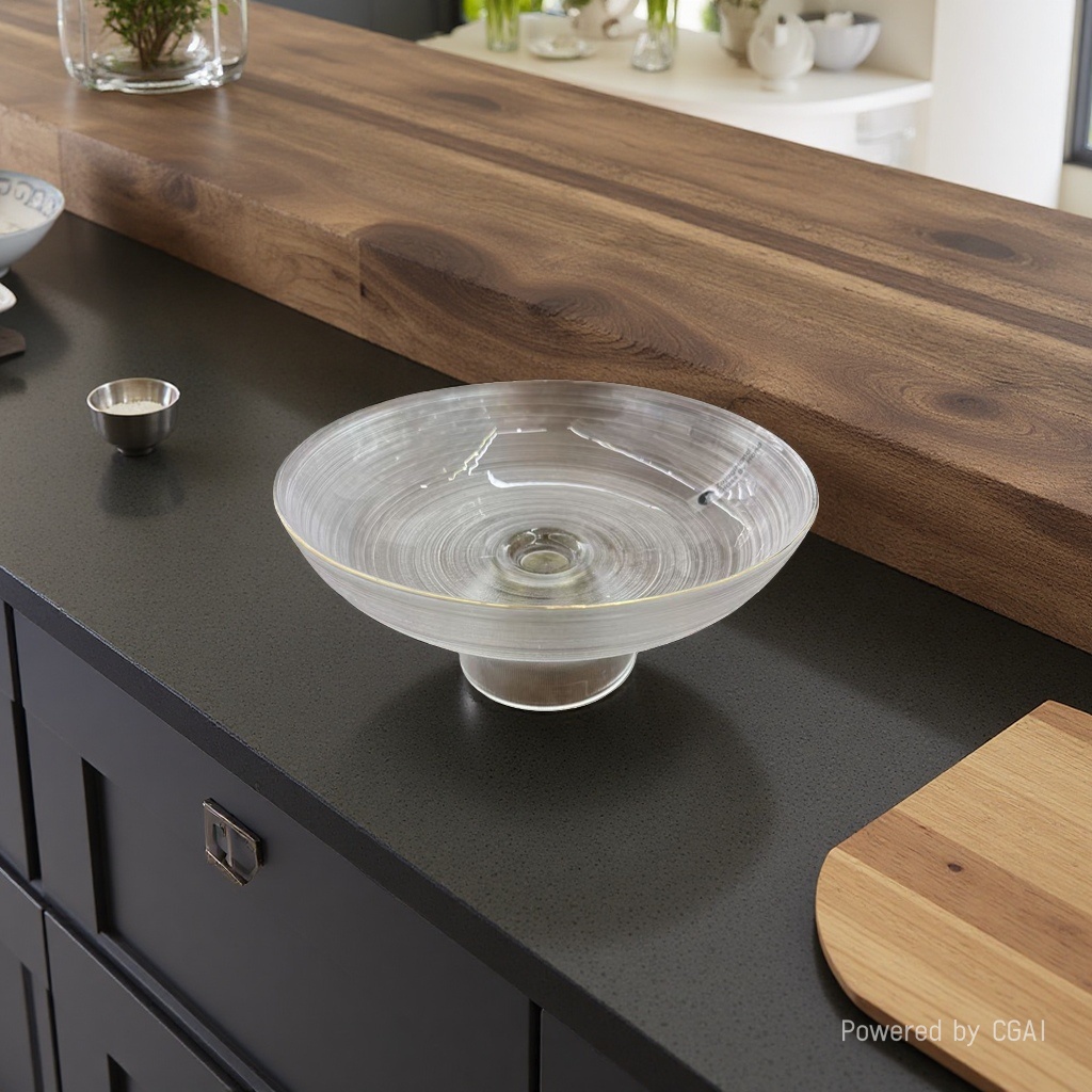 High-quality appearance level dried fruit plate, glacier glass fruit plate, pastry plate, home living room snack display plate, candy plate details Picture