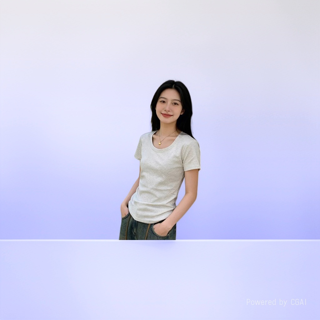冰感女式T恤短袖潮牌t恤女衣服批发